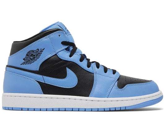Air Jordan 1 Mid University Blue Black